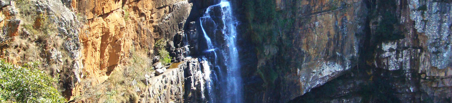 Magoebaskloof watervallen in noordelijk Zuid-Afrika