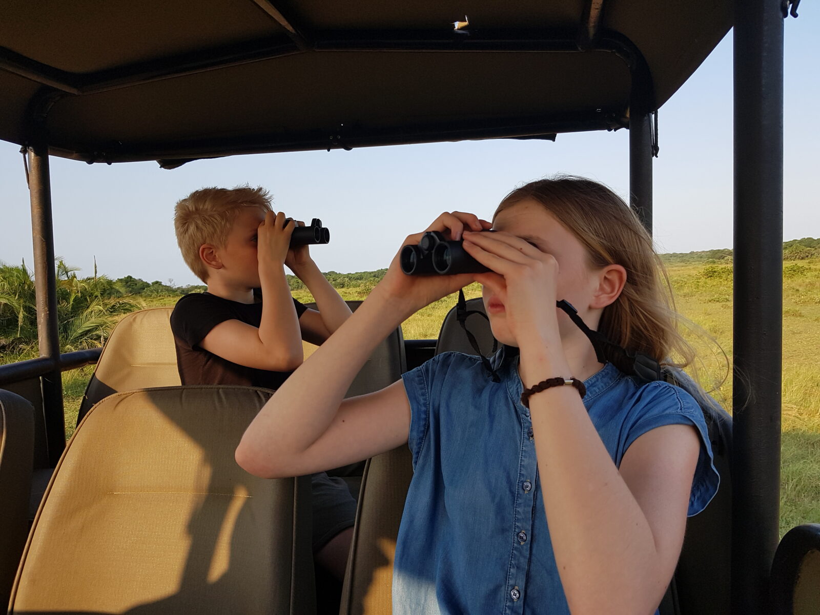 Met het gezin op Safari